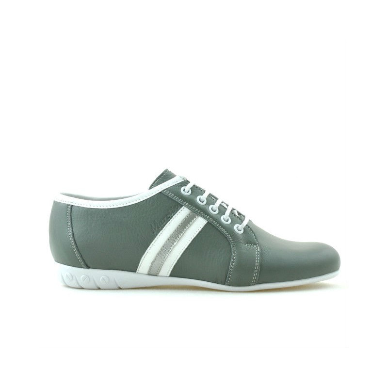 Women sport shoes 187 gray+white