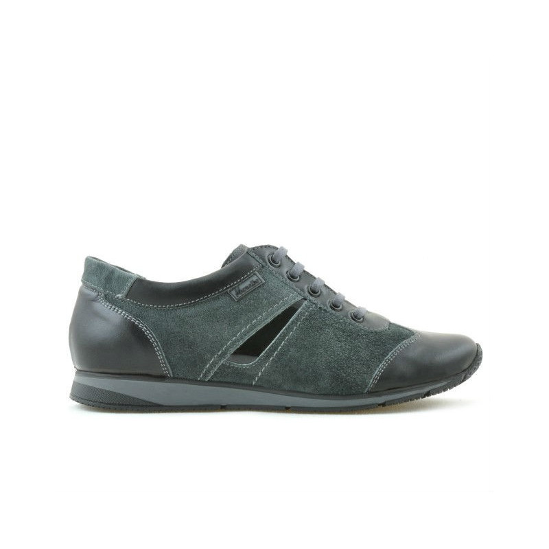 Women sport shoes 196 black+gray