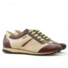 Women sport shoes 196 bordo+beige