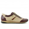 Women sport shoes 196 bordo+beige