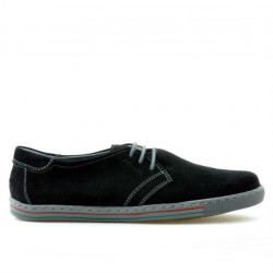 Women sport shoes 623 black velour