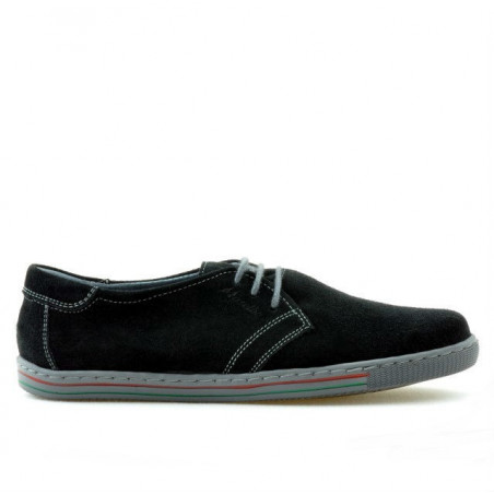 Women sport shoes 623 black velour