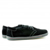 Women sport shoes 623 black velour