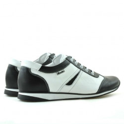 Women sport shoes 196 black+white
