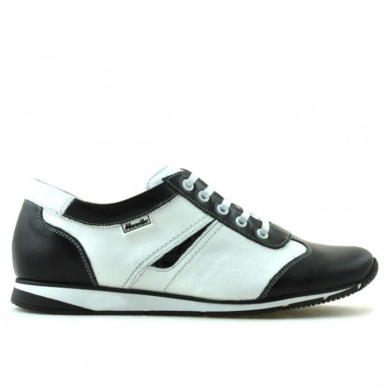 Women sport shoes 196 black+white