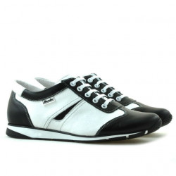Women sport shoes 196 black+white