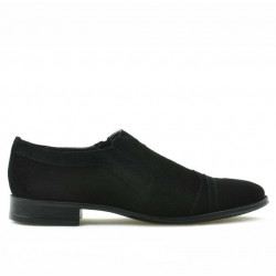 Teenagers stylish, elegant shoes 389 black velour 