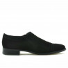 Teenagers stylish, elegant shoes 389 black velour 