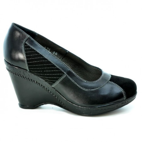 Women casual shoes 174 black combined