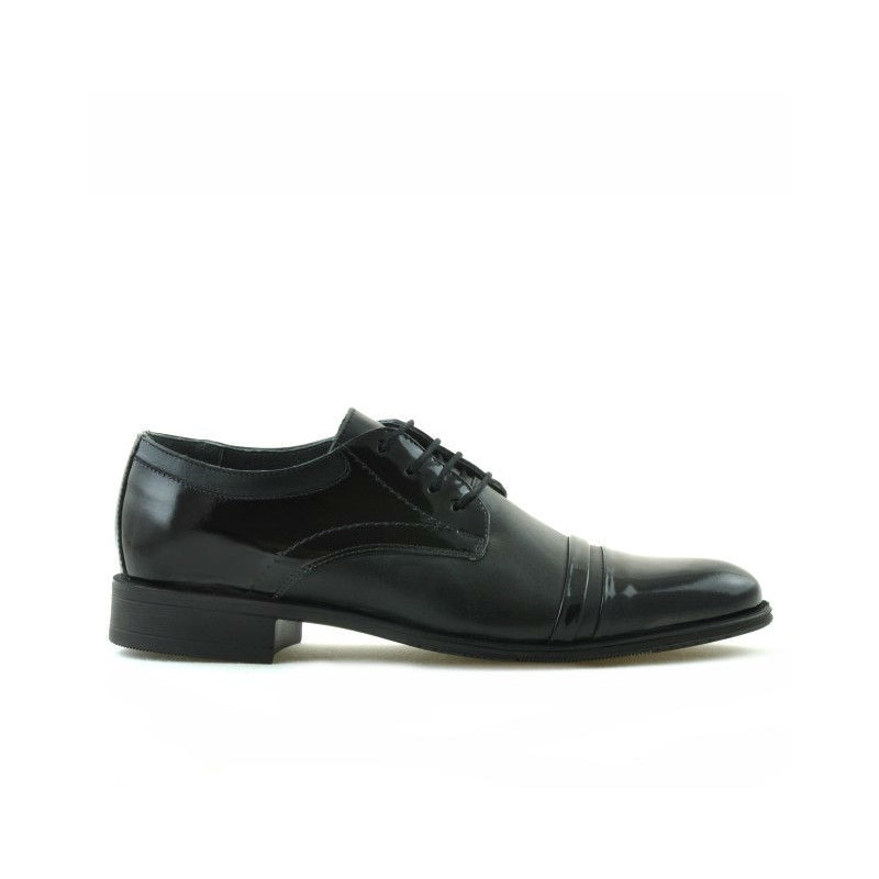 Teenagers stylish, elegant shoes 391 patent black combined