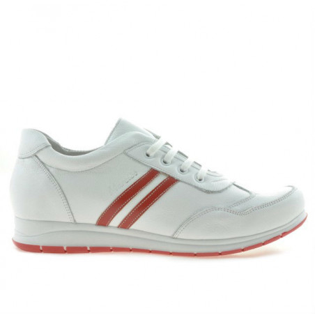 Women sport shoes 641 white+red
