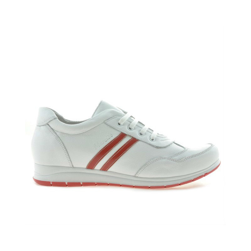 Women sport shoes 641 white+red