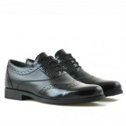 Teenagers stylish, elegant shoes 393 patent black combined