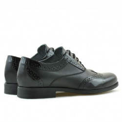 Teenagers stylish, elegant shoes 393 patent black combined