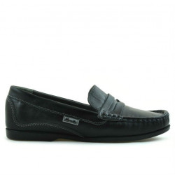 Women loafers, moccasins 661 black