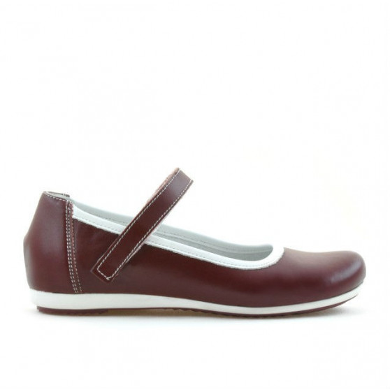 Children shoes 151 bordo