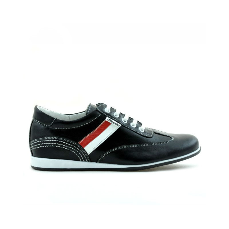 Teenagers stylish, elegant shoes 394 black+white