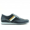 Teenagers stylish, elegant shoes 394 indigo+white
