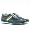 Teenagers stylish, elegant shoes 394 indigo+white