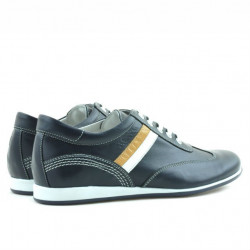 Teenagers stylish, elegant shoes 394 indigo+white
