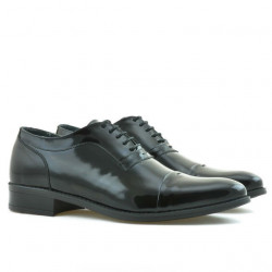 Men stylish, elegant shoes 802 patent black
