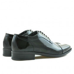 Men stylish, elegant shoes 802 patent black