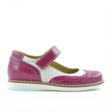 Children shoes 153 patent fucsia combined