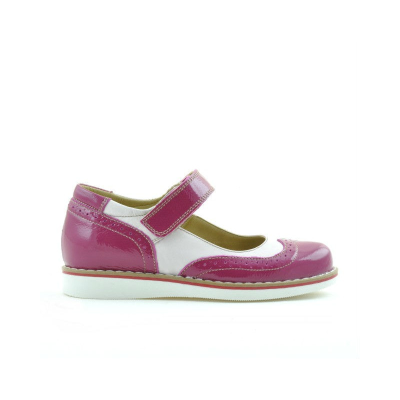 Children shoes 153 patent fucsia combined