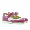 Children shoes 153 patent fucsia combined
