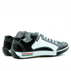 Teenagers stylish, elegant shoes 307 black+white