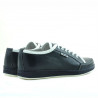 Teenagers stylish, elegant shoes 312 indigo+white