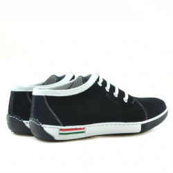 Teenagers stylish, elegant shoes 309 indigo velour