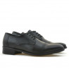 Men stylish, elegant shoes 803 black