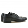 Men stylish, elegant shoes 803 black