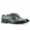 Men stylish, elegant shoes 801 black florantic