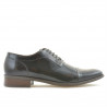 Men stylish, elegant shoes 802 a brown