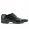 Men stylish, elegant shoes 802 patent black
