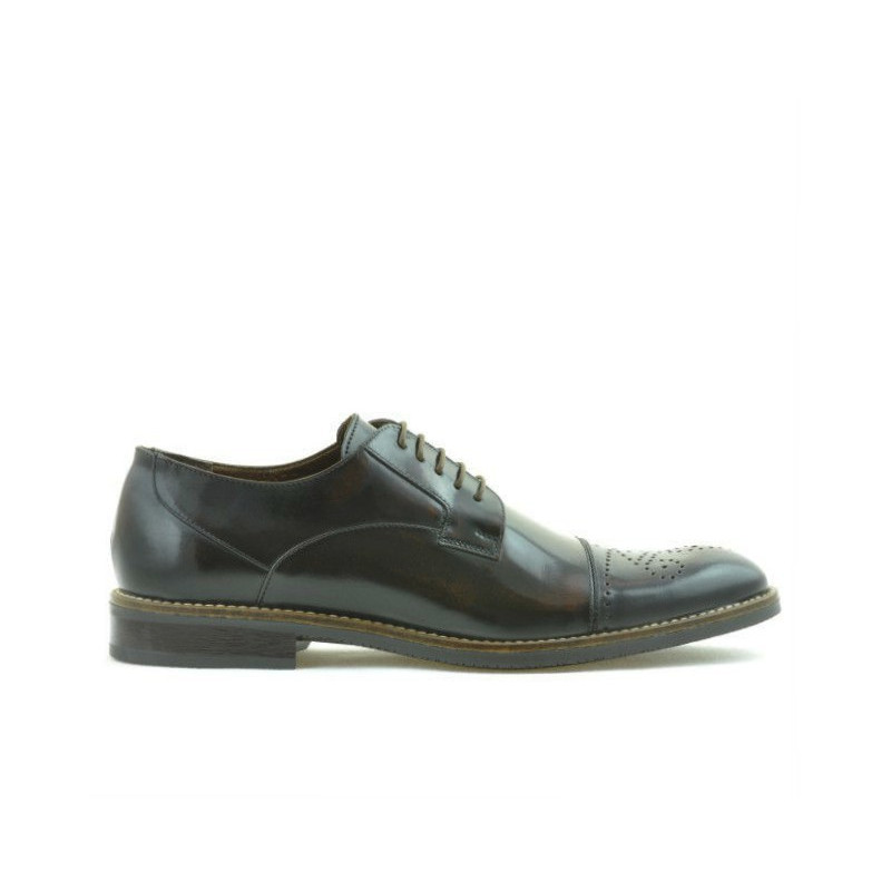 Men stylish, elegant shoes 814 a brown