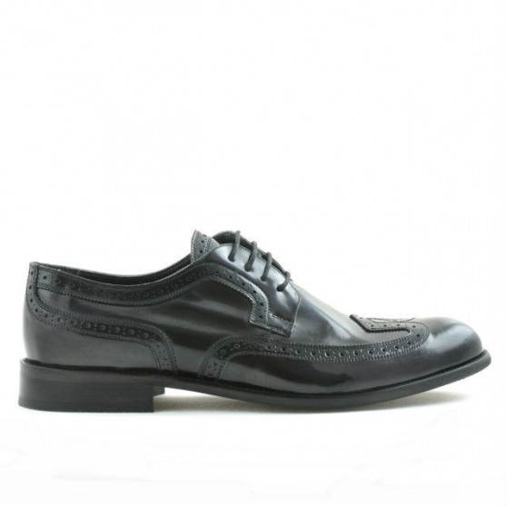 Men stylish, elegant shoes 799 indigo florantic