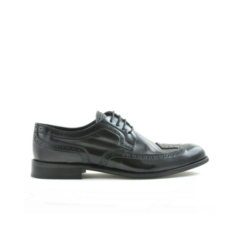 Men stylish, elegant shoes 799 indigo florantic