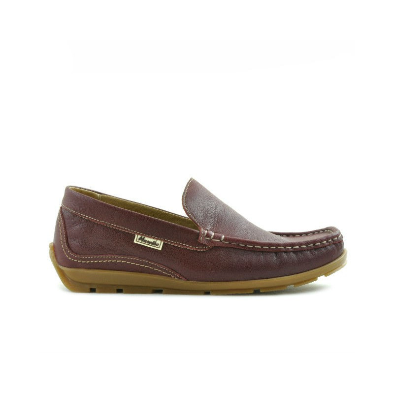 Teenagers moccasins, loafers 395 bordo