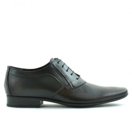 Men stylish, elegant shoes 798 a brown