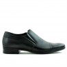 Men stylish, elegant shoes 740 black