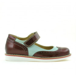 Children shoes 153 patent bordo combined