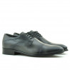 Men stylish, elegant shoes 822 a gray