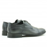 Men stylish, elegant shoes 822 a gray