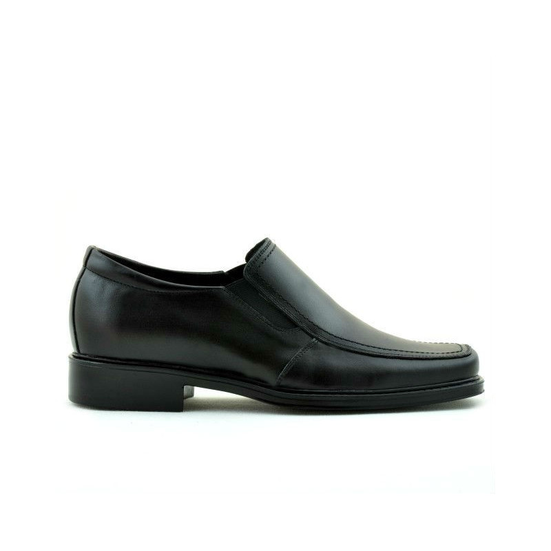 Men stylish, elegant shoes 789 black 