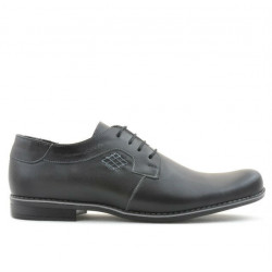 Men stylish, elegant, casual shoes 730 black