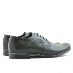 Men stylish, elegant, casual shoes 730 black