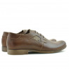 Men stylish, elegant, casual shoes 730 brown
